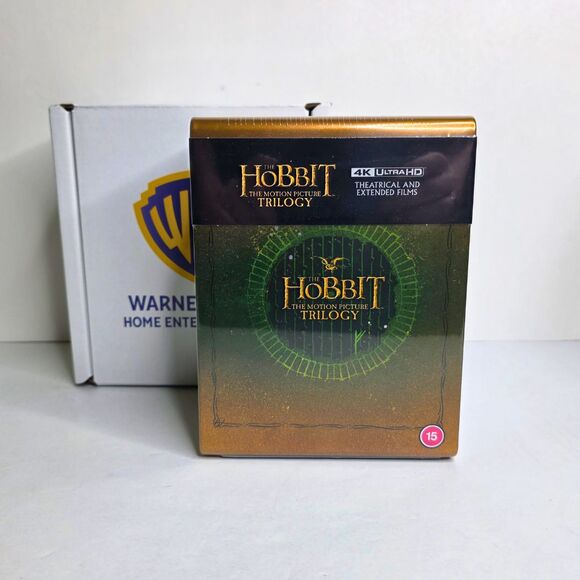 The Hobbit Trilogy Extended 4K UHD Blu-Ray Steelbook Collection - NEW SEALED - Picture 9 of 11